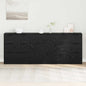 Buffet 3 pcs Carvalho preto 60 x 30 x 70 cm Madeira processada