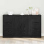 Buffet 3 pcs Carvalho preto 121 x 30 x 70 cm Madeira processada