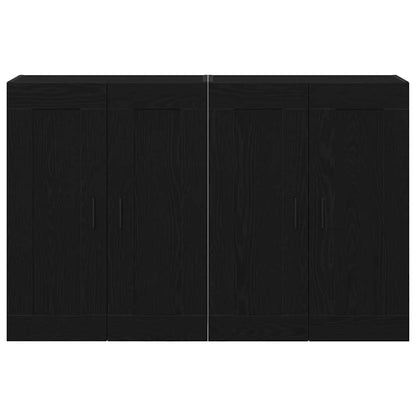 Estante de Parede 2 pcs Carvalho Artesanal 69,5 x 34 x 90 cm