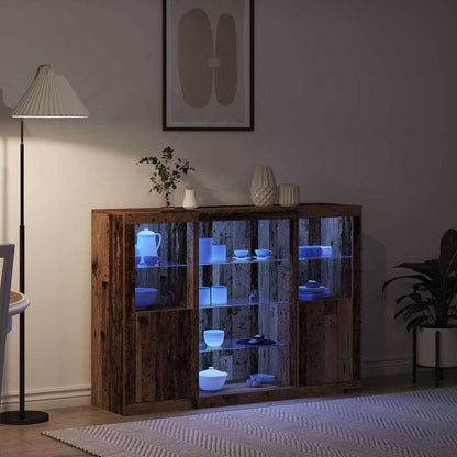 Aparador LED Madeira antiga 142,5 x 37 x 100 cm