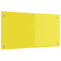 Proteção de Cozinha Amarelo 80 x 40 x 0,6 cm vidro temperado
