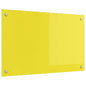 Proteção de Cozinha Amarelo 80 x 50 x 0,6 cm vidro temperado