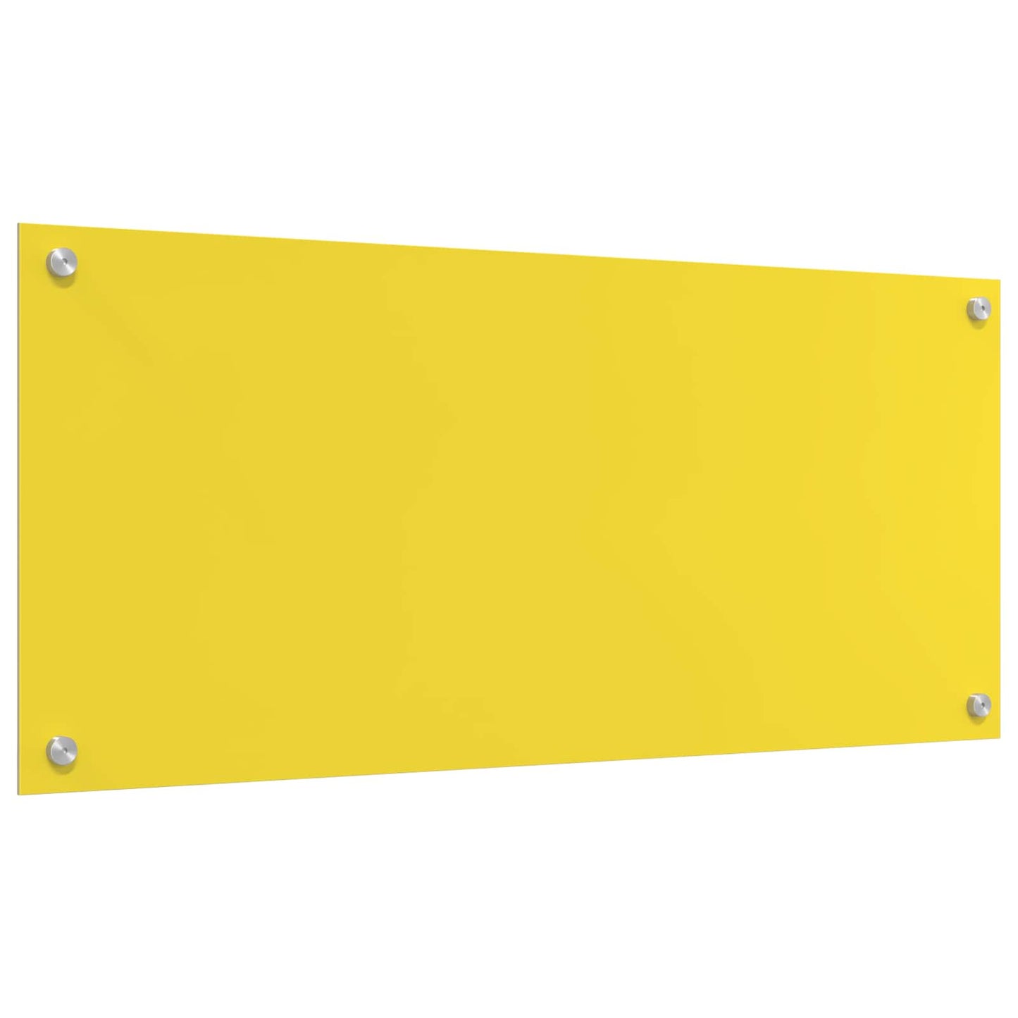 Proteção de Cozinha Amarelo 90 x 40 x 0,6 cm vidro temperado