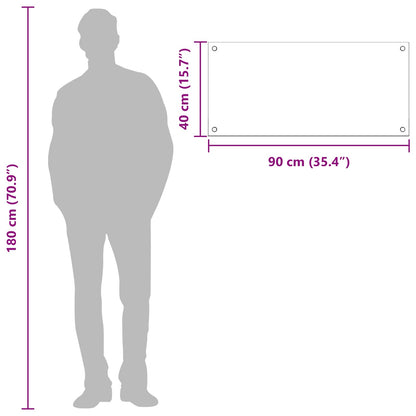 Proteção de Cozinha Amarelo 90 x 40 x 0,6 cm vidro temperado