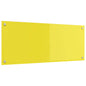 Proteção de Cozinha Amarelo 100 x 40 x 0,6 cm vidro temperado