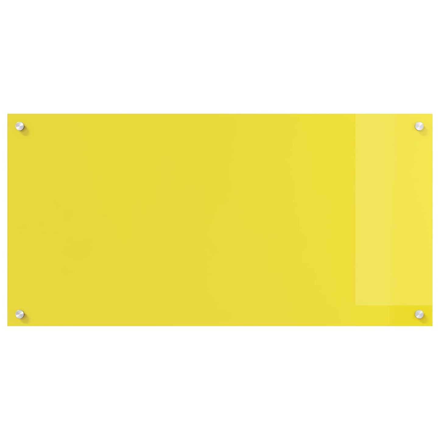 Proteção de Cozinha Amarelo 100 x 50 x 0,6 cm vidro temperado