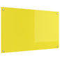 Proteção de Cozinha Amarelo 100 x 60 x 0,6 cm vidro temperado