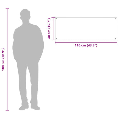 Proteção de Cozinha Cinzento-claro 110 x 40 x 0,6 cm