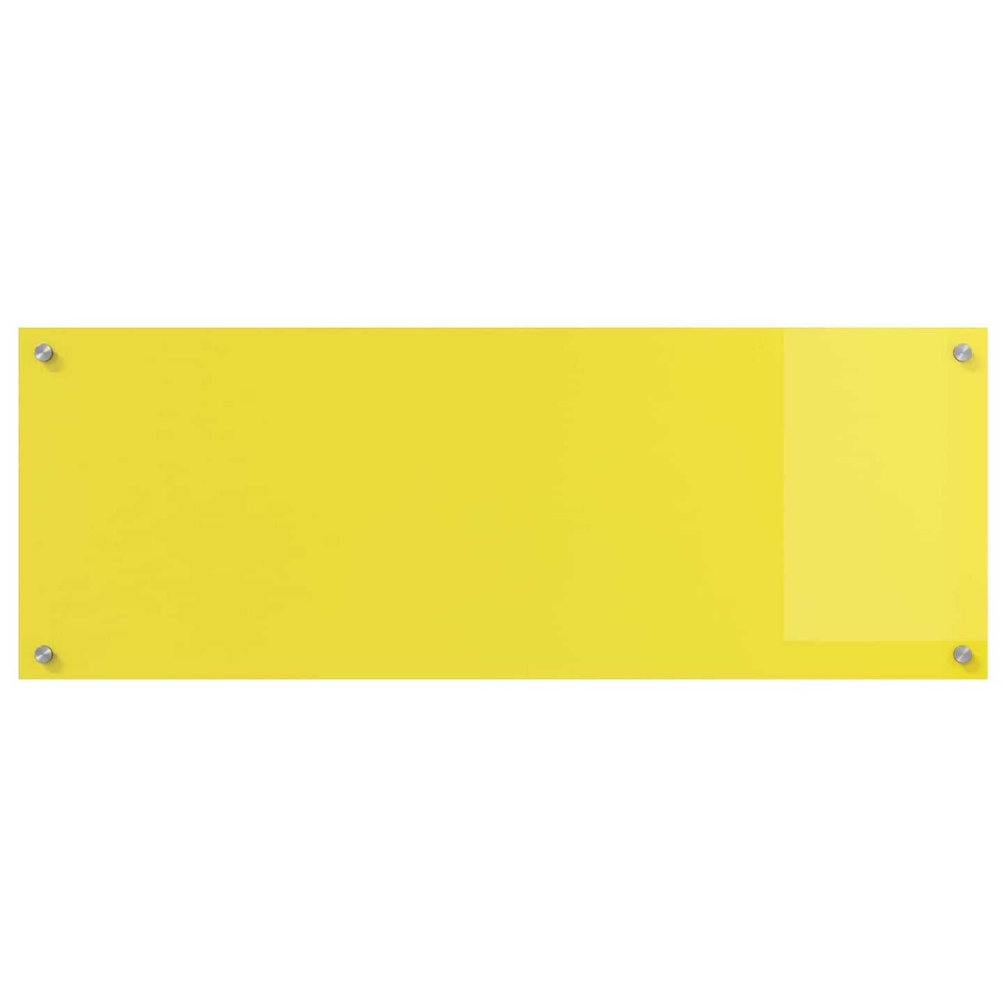 Proteção de Cozinha Amarelo 110 x 40 x 0,6 cm vidro temperado