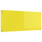 Proteção de Cozinha Amarelo 120 x 50 x 0,6 cm vidro temperado