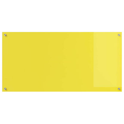 Proteção de Cozinha Amarelo 120 x 60 x 0.6 cm vidro temperado