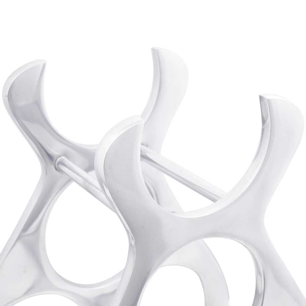 Escorredor de Vinho Prateado 23 x 14 x 28 cm Alumínio