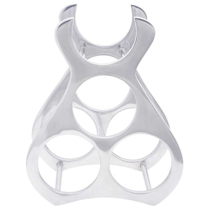 Escorredor de Vinho Prateado 23 x 14 x 28 cm Alumínio