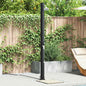 Chuveiro Solar para Exterior Preto 217 cm PVC e alumínio