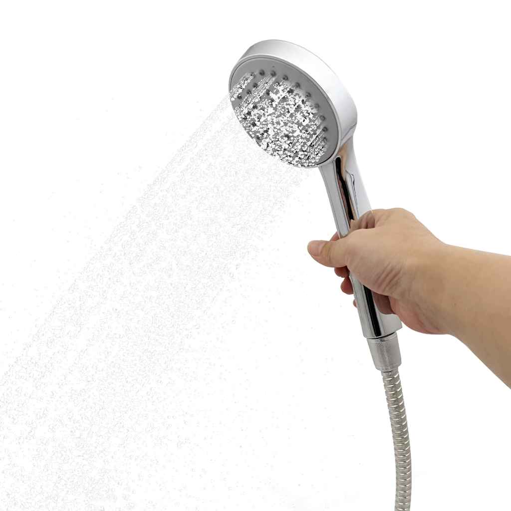 Chuveiro Solar ao Ar Livre Preto 217 cm PVC e Alumínio