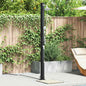 Chuveiro Solar para Exterior Preto 217 cm PVC e alumínio