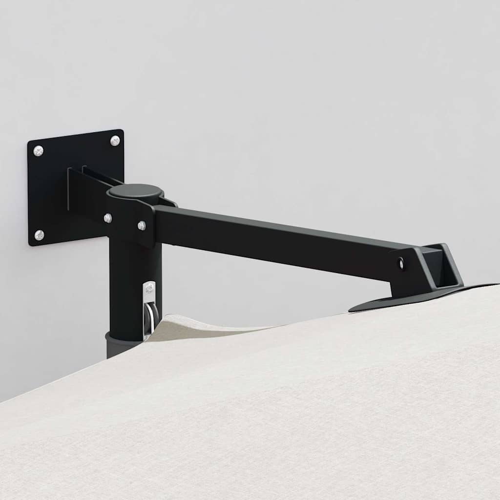 Guarda-sol de Jardim Areia 248 x 248 x 148 cm Poliéster e Aço