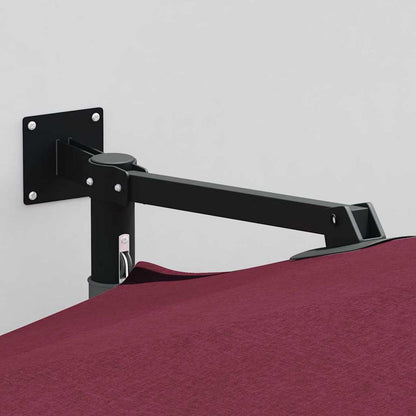 Guarda-sol de Jardim Vermelho Bordeaux 248 x 248 x 148 cm