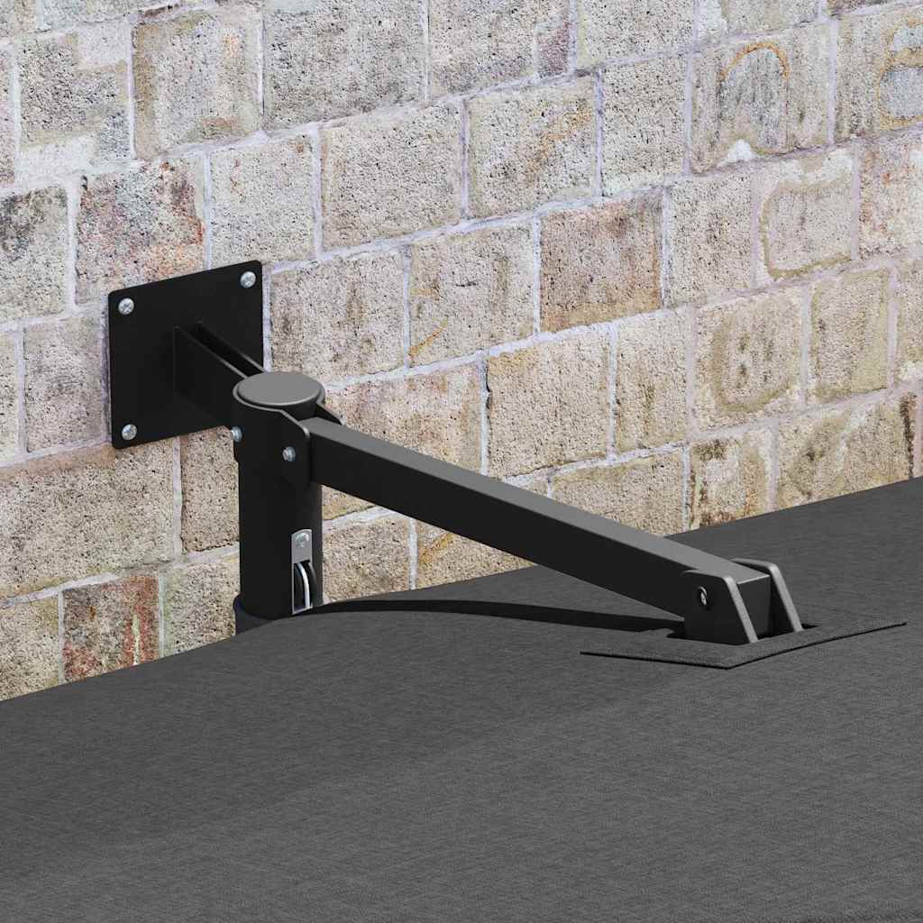 Guarda-sol de Jardim Antracite 248,5 x 247,5 x 160 cm