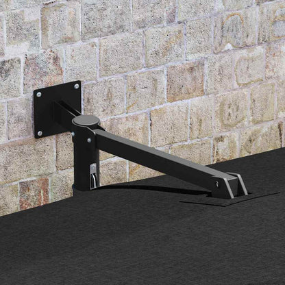 Guarda-sol de Jardim Preto 248,5 x 247,5 x 160 cm