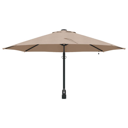 Guarda-sol de Jardim Cinzento-acastanhado 248 x 248 x 148 cm