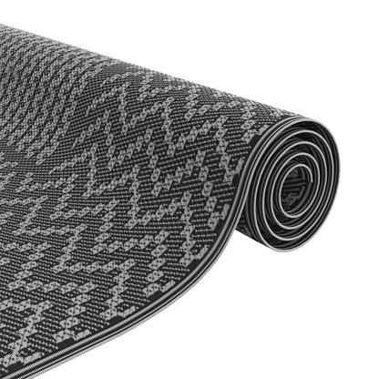 Tapete para Outdoor ARAKIL Preto e cinzento 300 x 600 cm PP