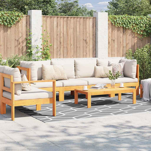 Tapete para Outdoor ARAKIL Cinzento e branco 250 x 300 cm PP