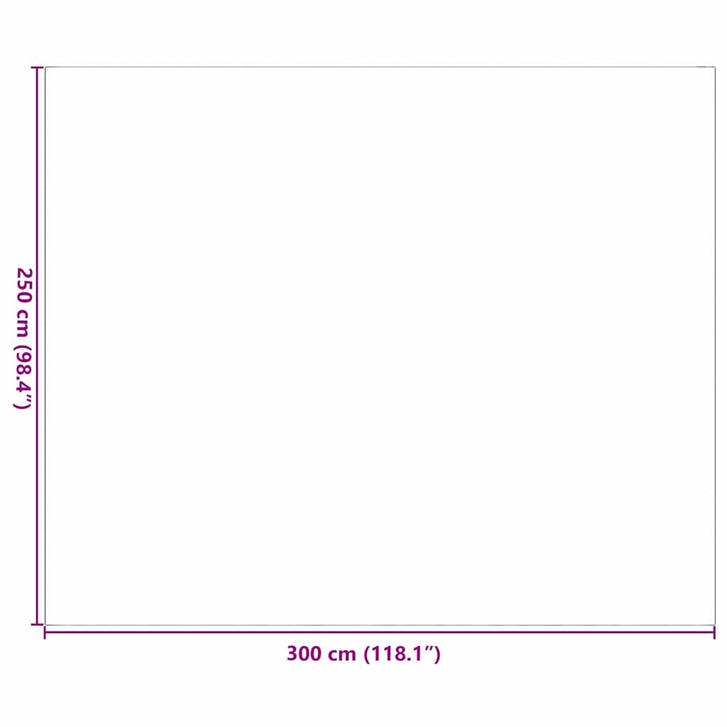 Tapete para Outdoor ARAKIL Cinzento e branco 250 x 300 cm PP