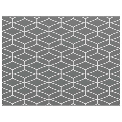Tapete para Outdoor ARAKIL Cinzento e branco 250 x 300 cm PP