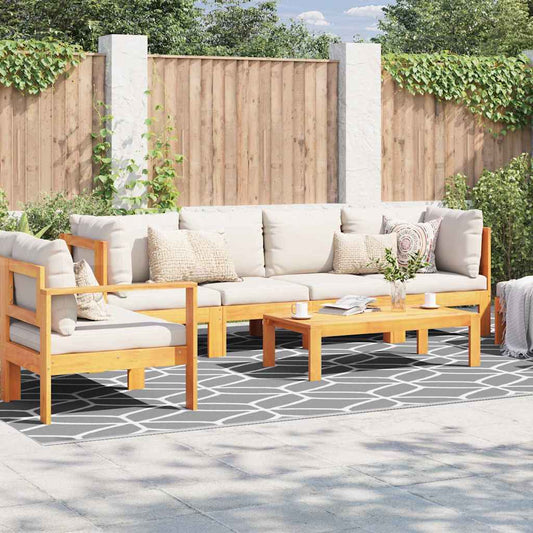 Tapete para Outdoor ARAKIL Cinzento e branco 250 x 400 cm PP