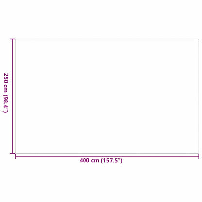 Tapete para Outdoor ARAKIL Cinzento e branco 250 x 400 cm PP