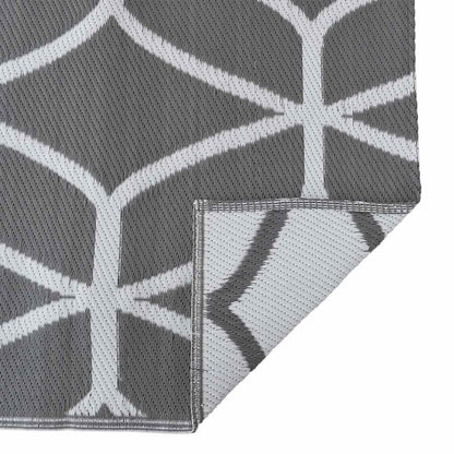 Tapete para Outdoor ARAKIL Cinzento e branco 250 x 500 cm PP