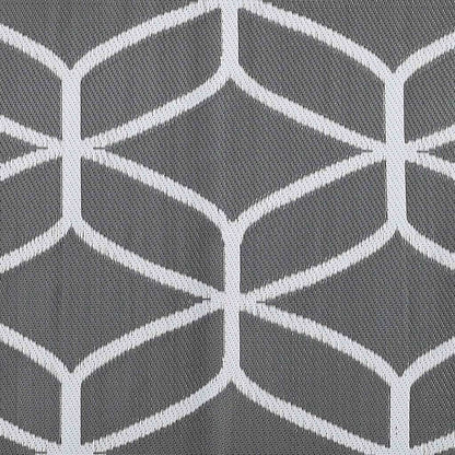 Tapete para Outdoor ARAKIL Cinzento e branco 250 x 500 cm PP