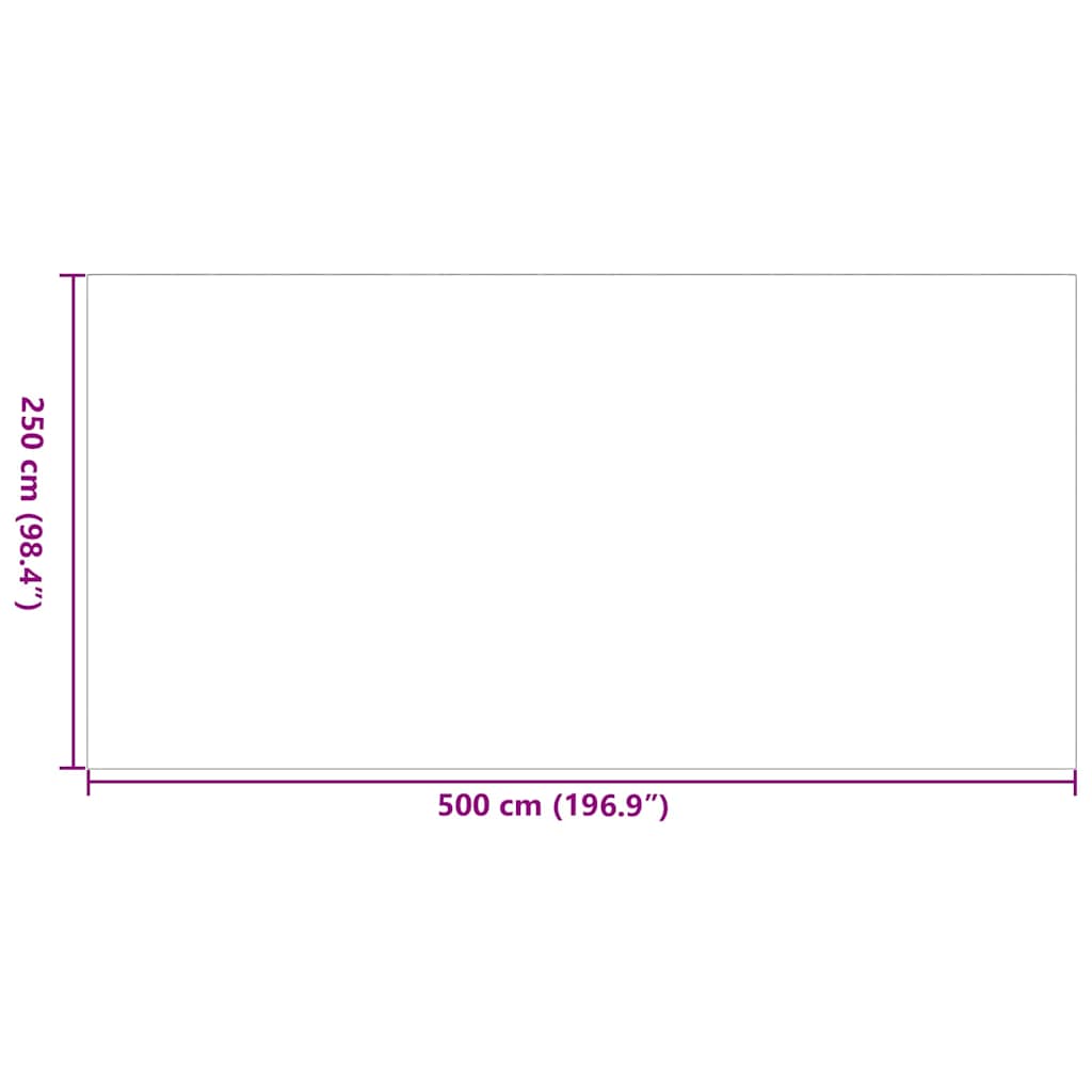Tapete para Outdoor ARAKIL Cinzento e branco 250 x 500 cm PP