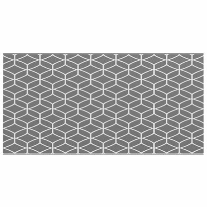 Tapete para Outdoor ARAKIL Cinzento e branco 250 x 500 cm PP