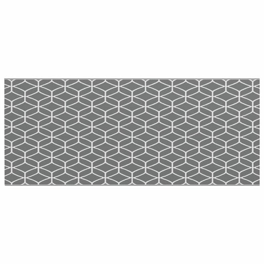 Tapete para Outdoor ARAKIL Cinzento e branco 250 x 600 cm PP
