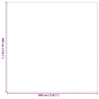 Tapete para Outdoor ARAKIL Cinzento e branco 300 x 300 cm PP