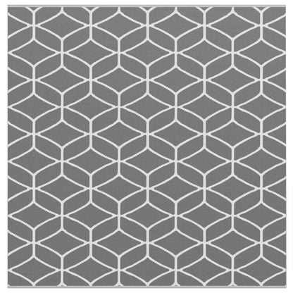 Tapete para Outdoor ARAKIL Cinzento e branco 300 x 300 cm PP