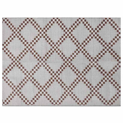 Tapete para Outdoor ARAKIL Castanho e branco 300 x 400 cm PP