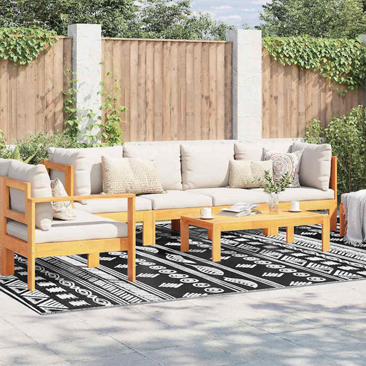 Tapete para Outdoor ARAKIL padrão preto 300 x 400 cm PP