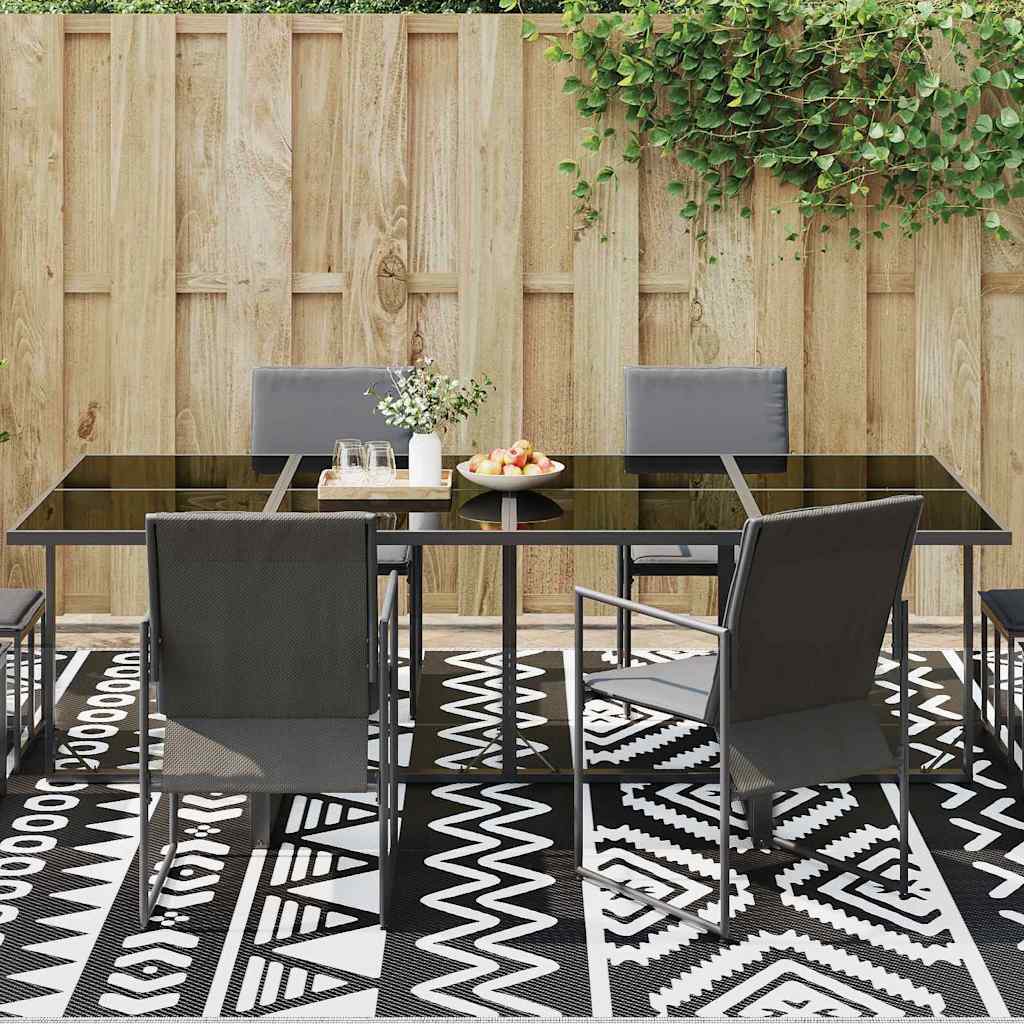 Tapete para Outdoor ARAKIL padrão preto 300 x 400 cm PP