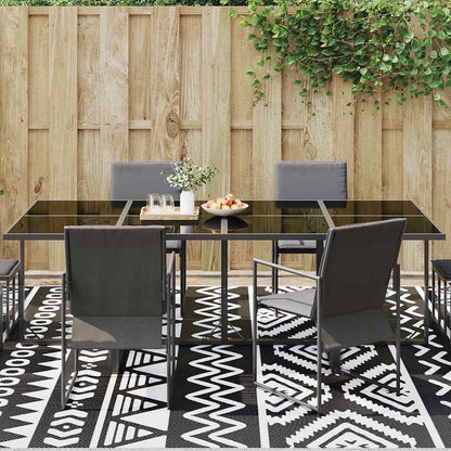 Tapete para Outdoor ARAKIL padrão preto 300 x 400 cm PP