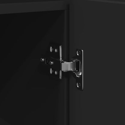 Buffet Preto 116 x 30 x 75 cm Madeira processada