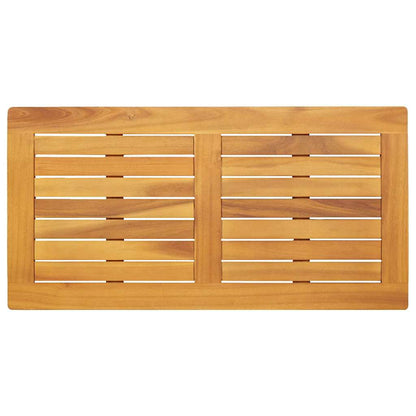 Tampo de Mesa Castanho 90 x 45 x 2 cm Madeira de acácia maciça