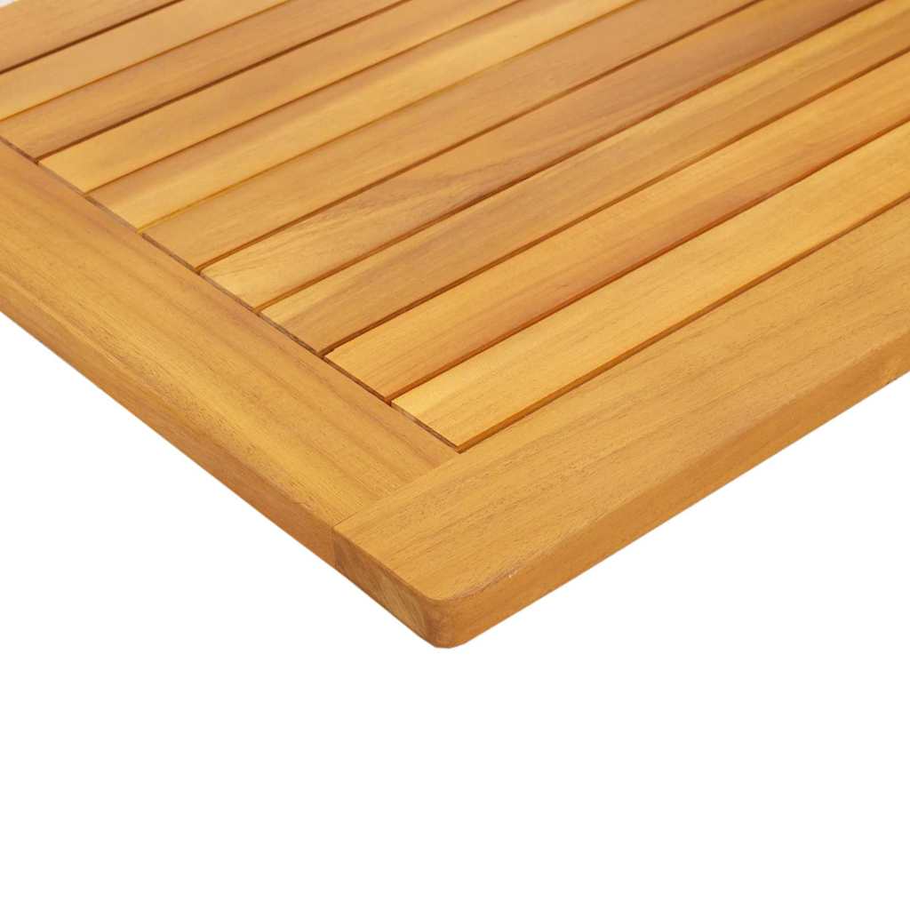 Tampo de Mesa Castanho 100 x 50 x 2 cm Madeira de acácia maciça