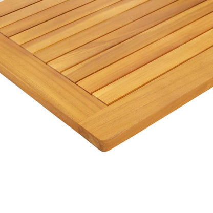 Tampo de Mesa Castanho 100 x 50 x 2 cm Madeira de acácia maciça