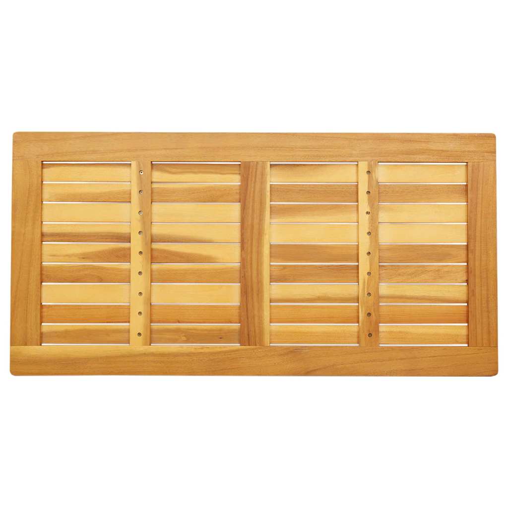 Tampo de Mesa Castanho 100 x 50 x 2 cm Madeira de acácia maciça