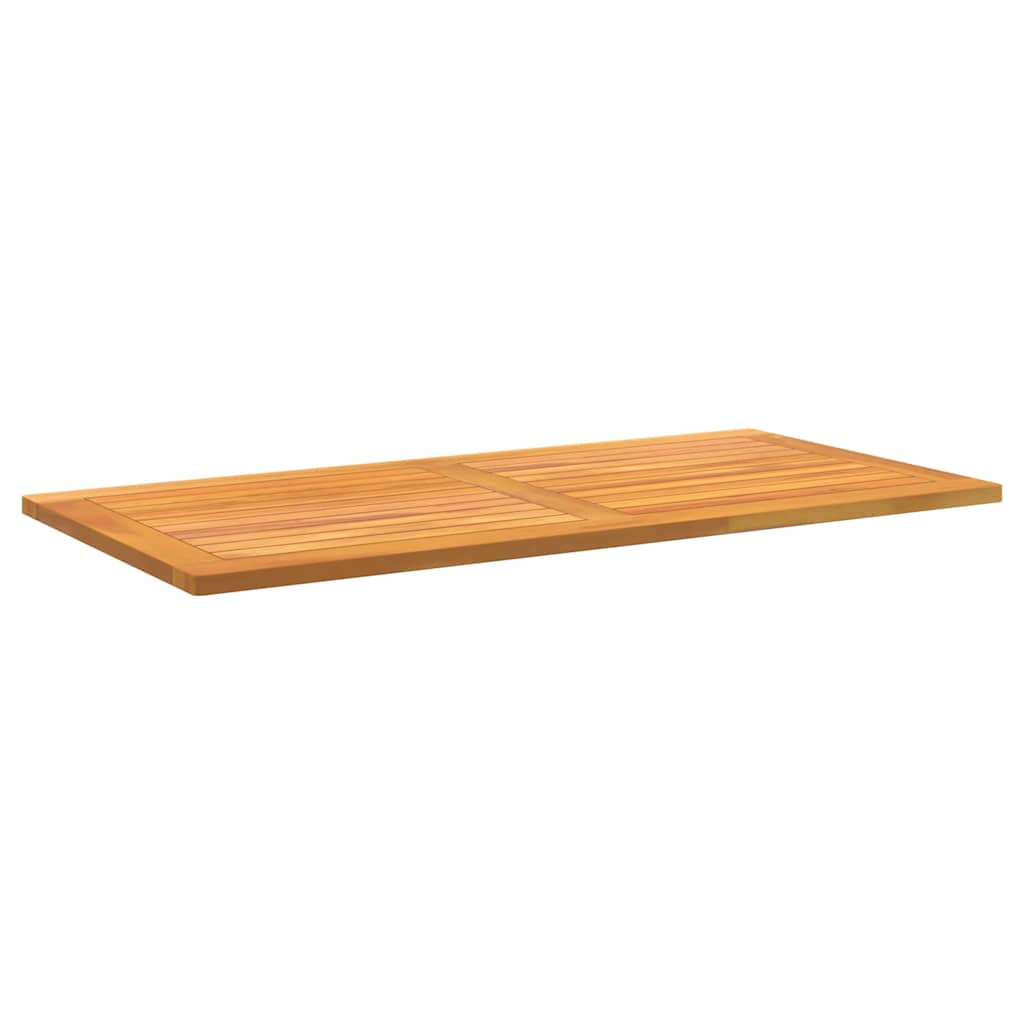 Tampo de Mesa Castanho 110 x 55 x 2 cm Madeira de acácia maciça