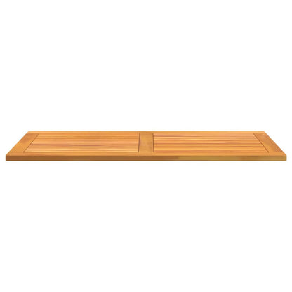 Tampo de Mesa Castanho 110 x 55 x 2 cm Madeira de acácia maciça