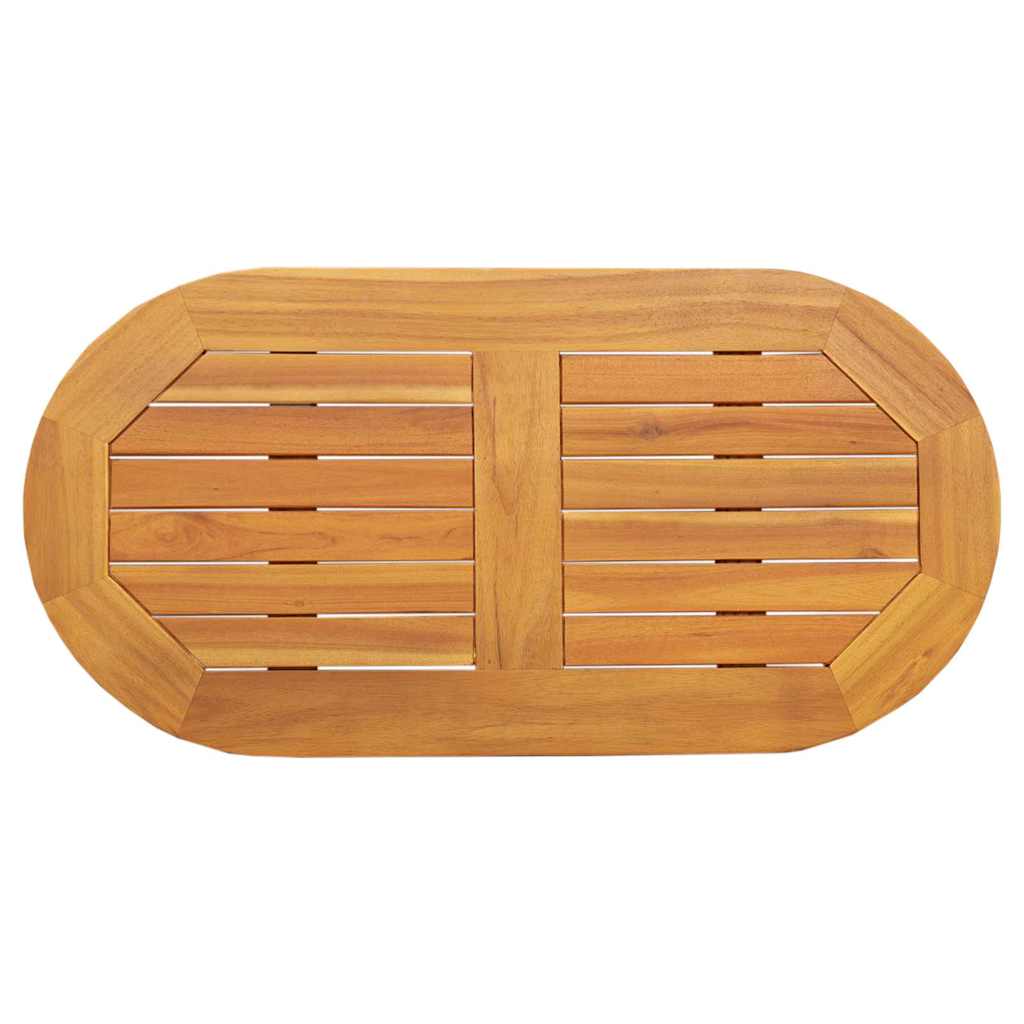 Tampo de Mesa Castanho 80 x 40 x 2 cm Madeira de acácia maciça